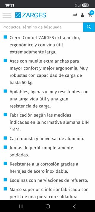 Caja Zarges Eurobox 40709