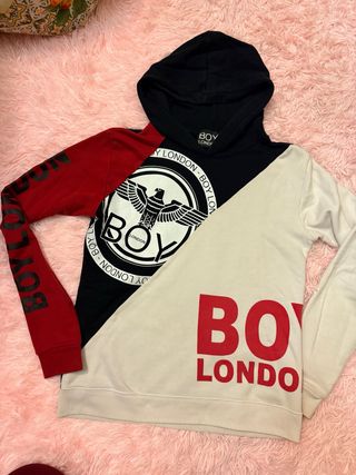 Felpa Boy London unisex con cappuccio