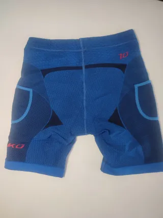 Mallas cortas azul Megamo Hoko mujer Compresivas