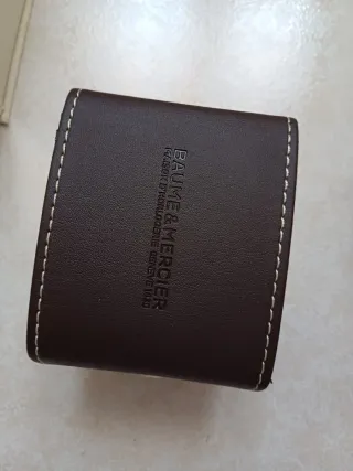 Estuche Piel Baume & Mercier Marrón