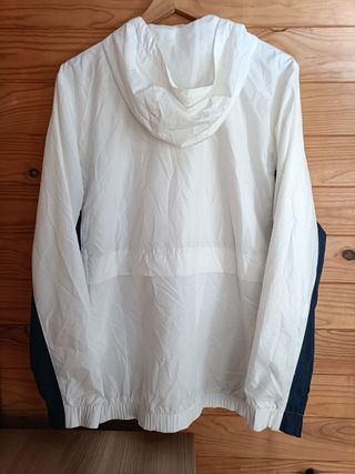 Sudadera Reebok Color Blanco y Azul Talla M.