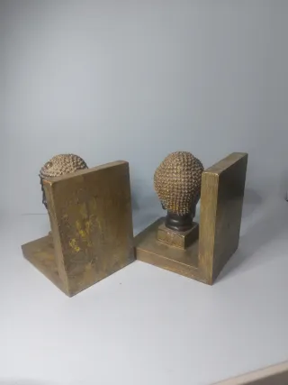 Sujetalibros Buda Bronce Dorado