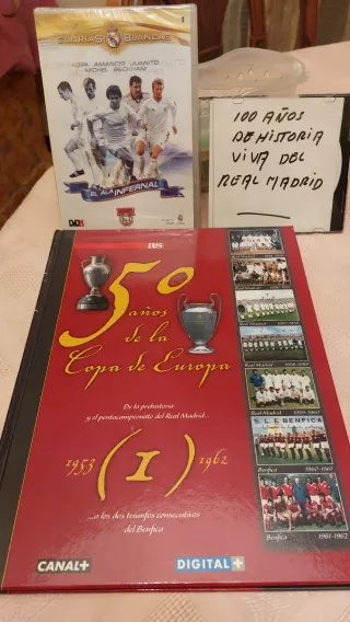 Real Madrid colección 100 años con 27 libros+2 cd