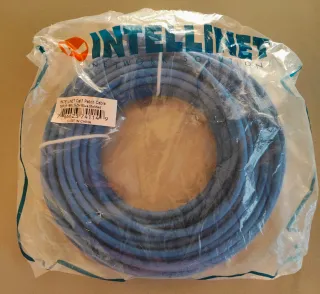 CABLE RED CAT7 S/FTP 15M INTELLINET AZUL