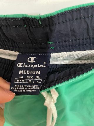 Pantaloncini Champion uomo verdi