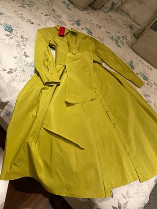 Vestido Carolina Herrera Amarillo