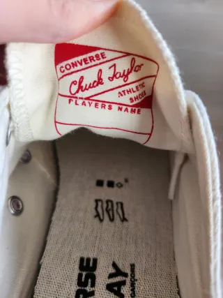 Converse x CDG Play Corazón Rojo Blanco