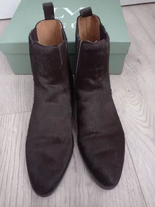 Botines Pelo de Potro Marrón chocolate Lagum