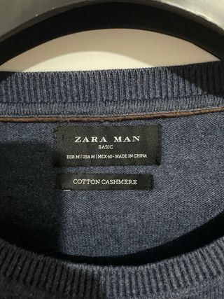 Maglione Zara Uomo Blu Taglia M