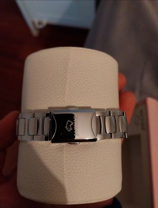 Relógio Jaguar Prateado e Branco