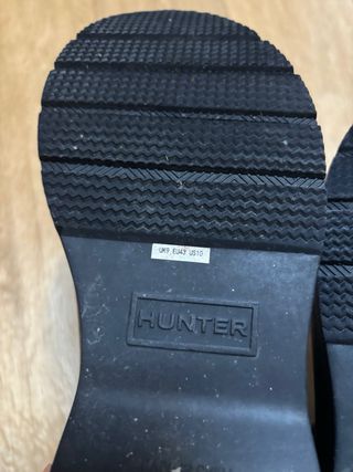 Stivaletti Hunter neri uomo