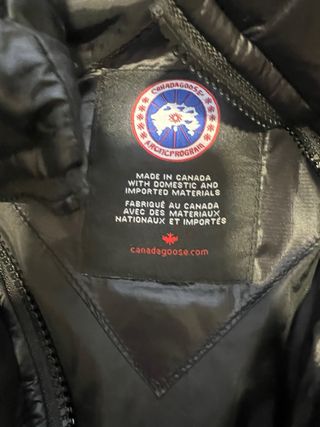 Chaleco Canada Goose Negro talla S nuevo