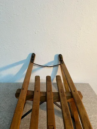Trineo de madera Davos vintage