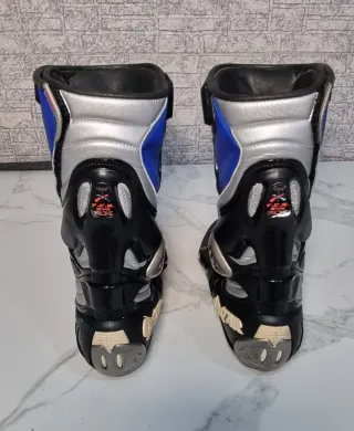 Botas de Moto Oxtar Azules y Negras talla 42