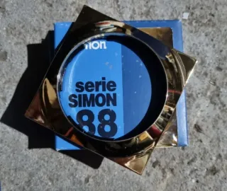 Placa Simon 88 Oro 1 Elemento