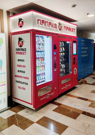 Lote 2 Máquinas Vending NanakoMarket. Expendedoras