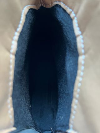 Botín tacón bajo marrón nuevos sin usar