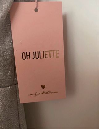 Vestido glitter Oh Juliette talla única