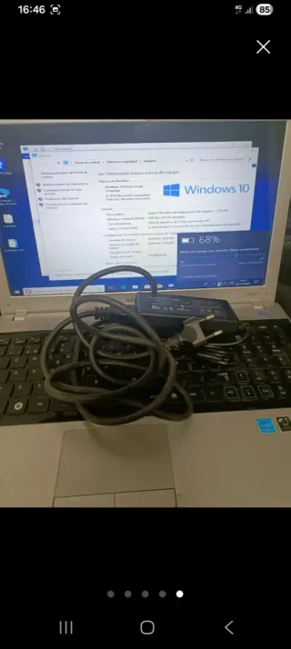 Ordenador portátil Samsung Plata