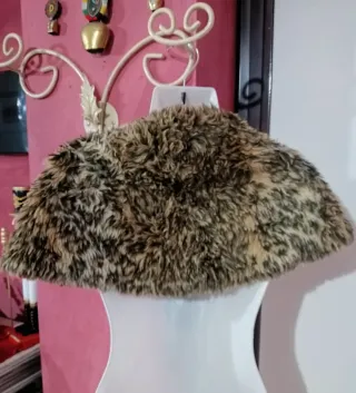 Stola/coprispalle maculato sintetico