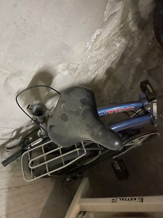 Bicicleta Plegable Azul