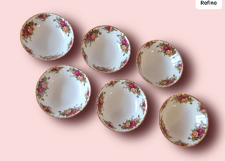 6 Cuencos Royal Albert Old Country Roses 16cm