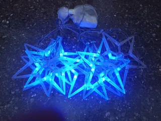 Luces Navideñas Estrella Transparentes