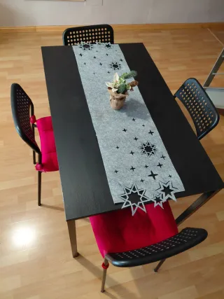 Mesa SANDSBERG 110x67 + 4 Sillas ADDE