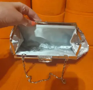 Bolsos de fiesta plateados