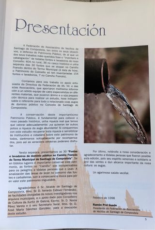 libro Fontes do Camiño De Santiago. Fontes e lavae