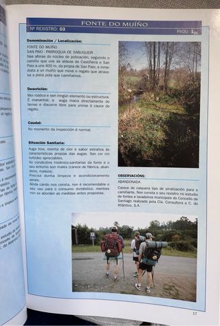 libro Fontes do Camiño De Santiago. Fontes e lavae