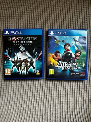 PS4 Slim con 2 mandos y 2 juegos