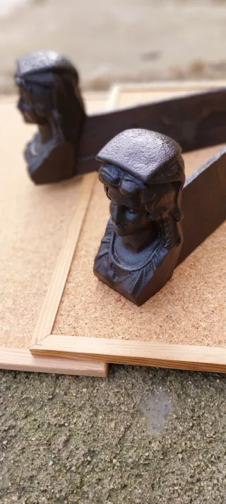 Pareja Morillos Hierro Fundido