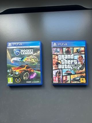 PS4 + GTA V y Rocket League