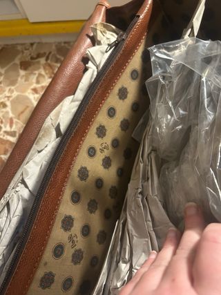 24 ore vera pelle anni '70, con chiave; mai usata