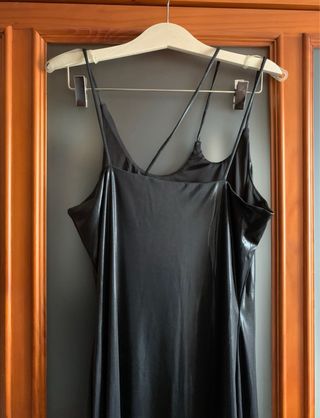 Vestido largo negro Nochevieja