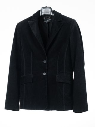 Blazer Pana Negra Mango Talla 38