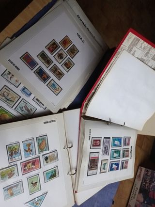 Colección Sellos Mundo Sudáfrica Zaire USA