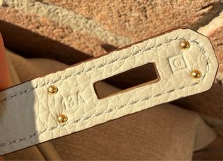 Hermès Birkin 35 Togo Pelle Beige Oro