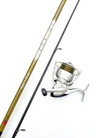 EQUIPO SPINNING, PESCA RIO, MAR, CAÑA SPINNING