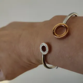 Pulsera Lotus Mujer de acero Oro y Plata