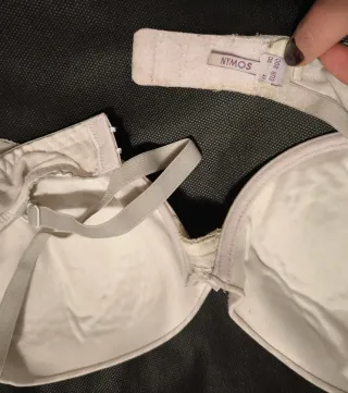 Set Reggiseno imbottito blu e reggiseno bianco