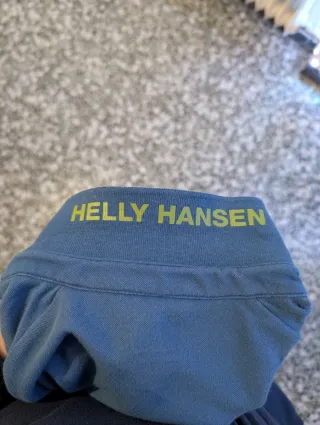 Polo Helly Hansen manga larga azul