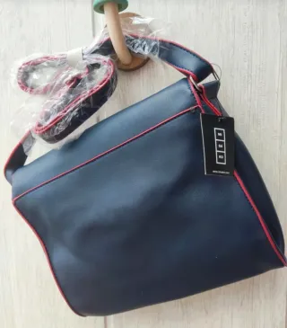Bolso Misako azul y rojo
