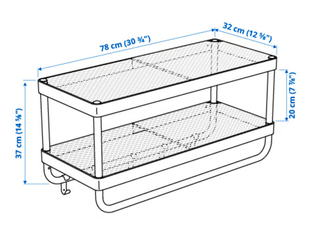 Perchero Blanco IKEA MACKAPÄR