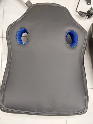 Sedia da Gaming PYC Almansa in similpelle Nero e Blu