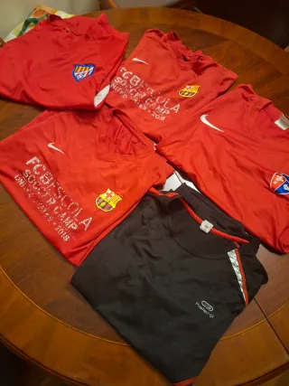 Lote 5 Camisetas Fútbol Talla M