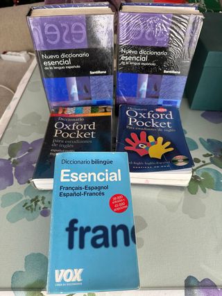 Diccionarios de español, inglés o francés