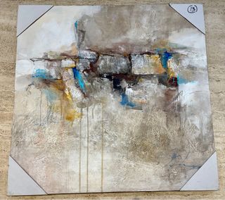 Óleo abstracto Clara Elipe