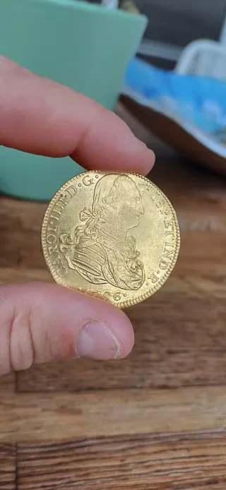 8 Escudos Carlos IV 1796 México
